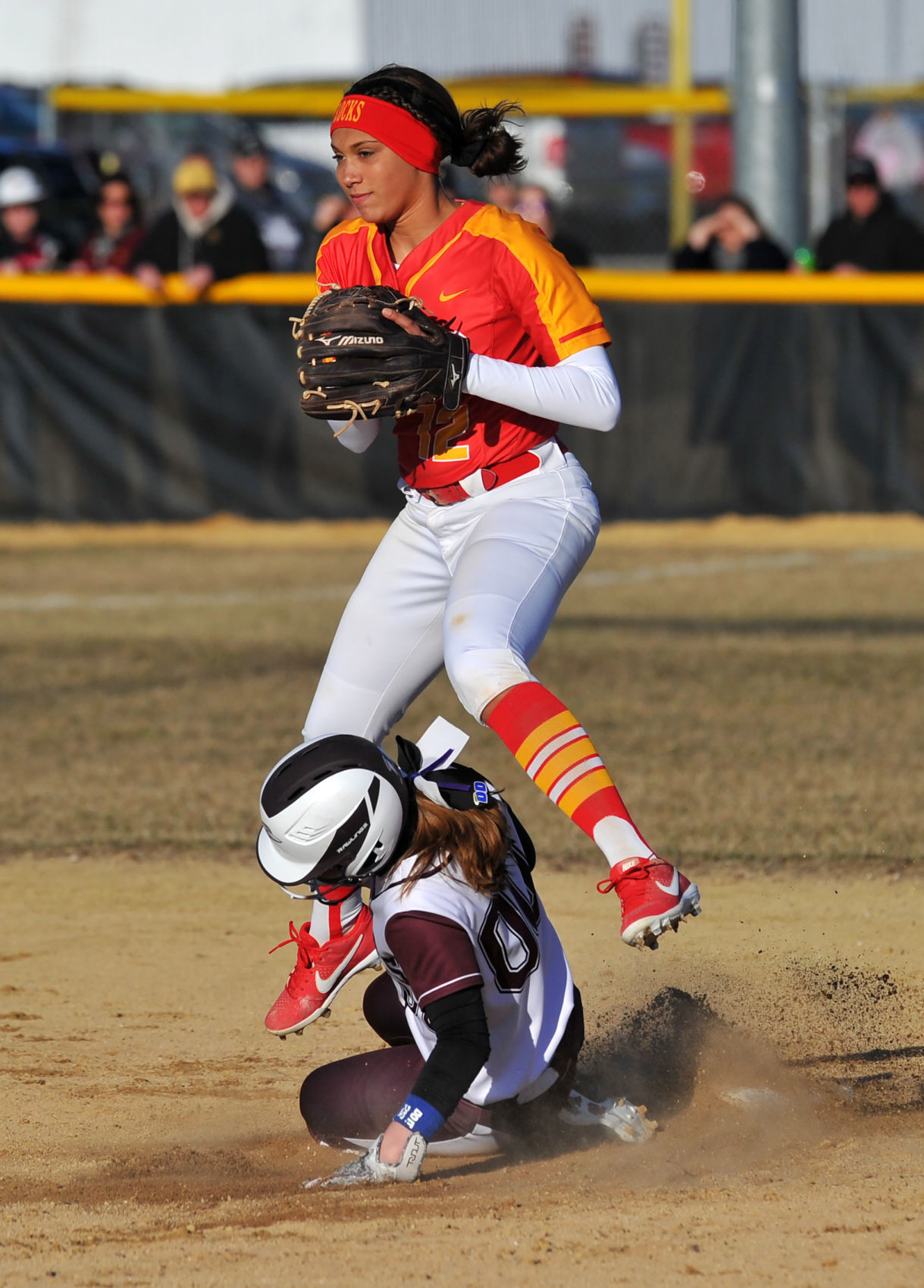 Rock Island at Rockridge softball